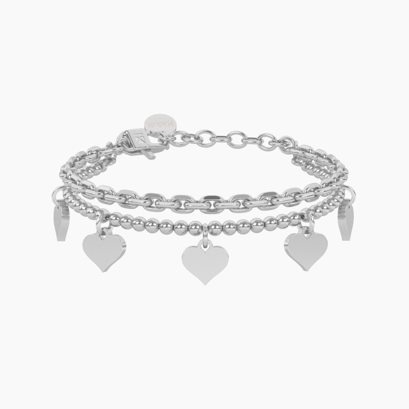 Kidult - Bracciale Catena Forzatina - Acciaio - Regolabile