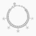 Kidult - Bracciale Catena Forzatina - Acciaio - Cristalli