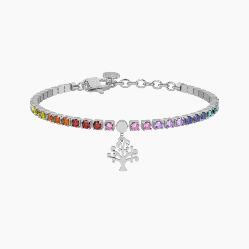 Kidult - Bracciale Tennis Multicolor - Albero Della Vita