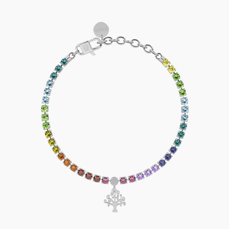 Kidult - Bracciale Tennis Multicolor - Albero Della Vita