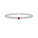 Kidult - Bracciale In Acciaio 316L - Tormalina Sintetica - Cris