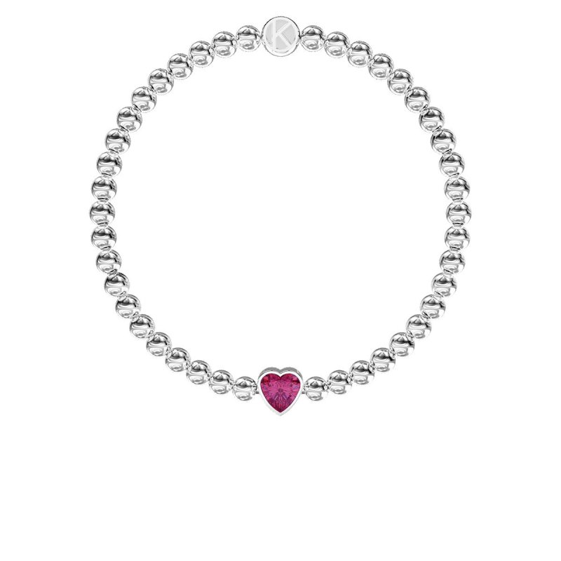 Kidult - Bracciale In Acciaio 316L - Tormalina Sintetica - Cris
