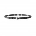 Kidult - Bracciale In Acciaio 316L - Ematite - Cristalli
