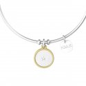 Kidult - Bracciale In Acciaio 316L - Pvd Giallo - Borchie