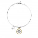 Kidult - Bracciale In Acciaio 316L - Pvd Giallo - Borchie