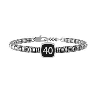 Kidult - Bracciale In Acciaio 316L - Lucido E Satinato