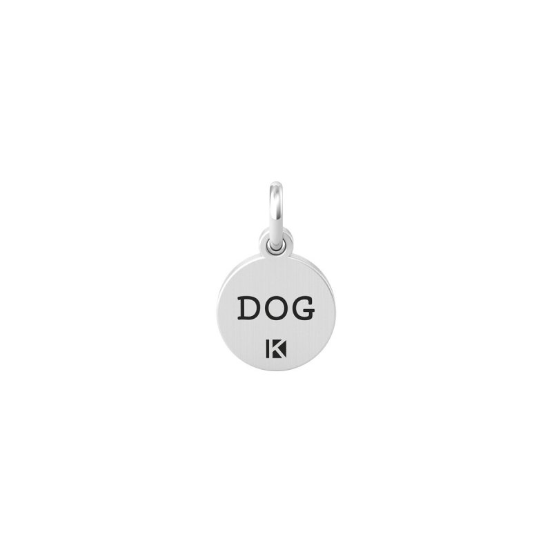 Kidult - Ciondolo In Acciaio 316L - Cristalli - Dog
