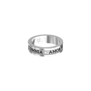 Kidult - Anello In Acciaio 316L - Cristalli - Misura 11