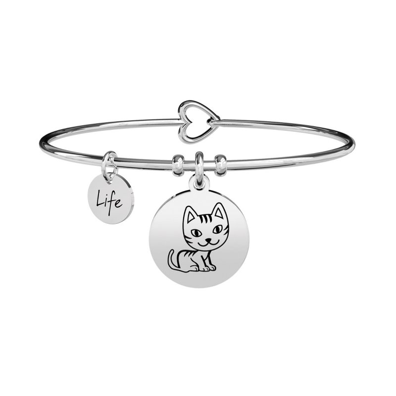 Kidult - Bracciale Bangle - Acciaio 316L - Ciondolo Smaltato