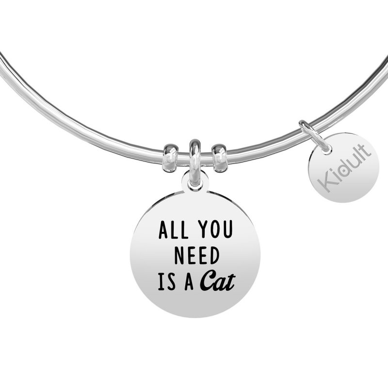Kidult - Bracciale Bangle - Acciaio 316L - Ciondolo Smaltato