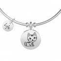 Kidult - Bracciale Bangle - Acciaio 316L - Ciondolo Smaltato