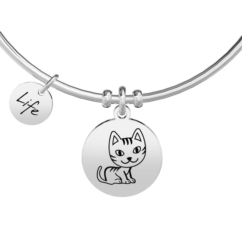Kidult - Bracciale Bangle - Acciaio 316L - Ciondolo Smaltato