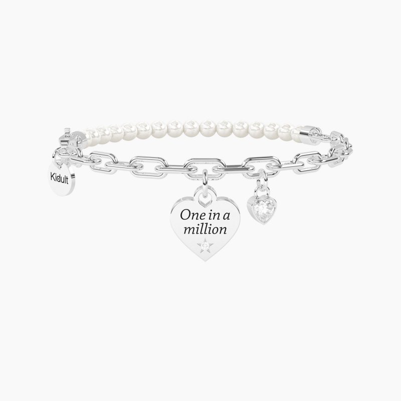 Kidult - Bracciale One In A Million - Perle - Zircone