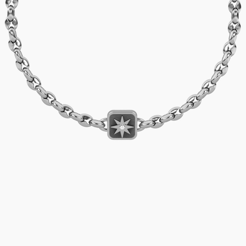 Kidult - Bracciale Uomo Con Rosa Dei Venti - Libero Ed Intrepido