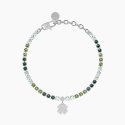 Kidult - Bracciale Tennis Verde - Quadrifoglio - Buona Fortuna