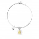 Kidult - Bracciale In Acciaio 316L - Pvd Gold - Cristallo