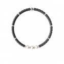 Kidult - Bracciale In Acciaio 316L - Pvd Nero - Ematite
