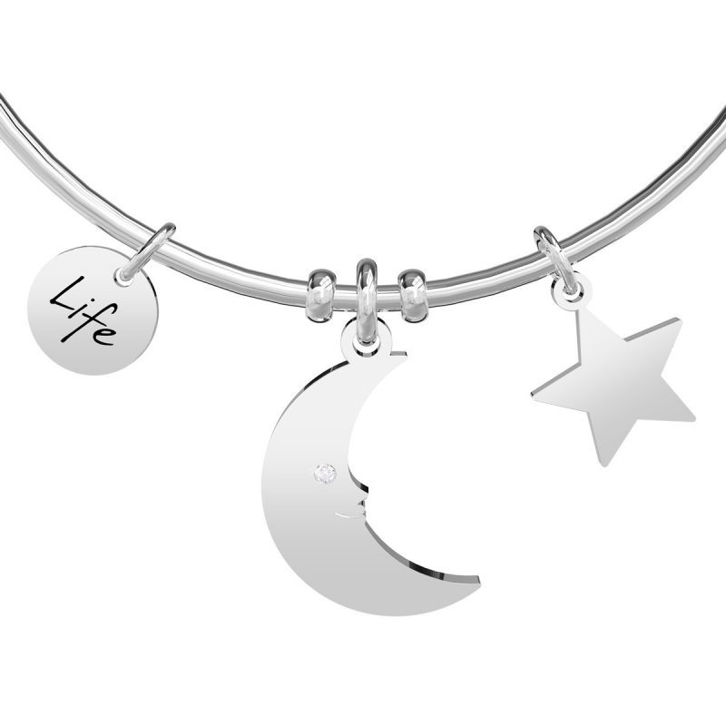 Kidult - Bracciale In Acciaio 316L - Cristalli