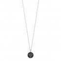 Kidult - Collana In Acciaio 316L - Pvd Ros - Cristallo
