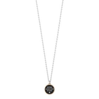 Kidult - Collana In Acciaio 316L - Pvd Ros - Cristallo