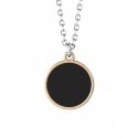 Kidult - Collana In Acciaio 316L - Pvd Ros - Cristallo