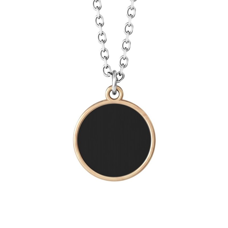 Kidult - Collana In Acciaio 316L - Pvd Ros - Cristallo