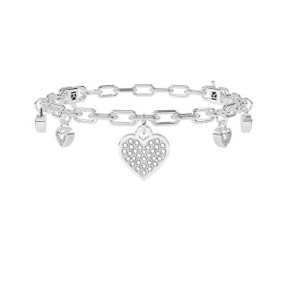 Kidult - Bracciale In Acciaio 316L - Cristalli Zirconi