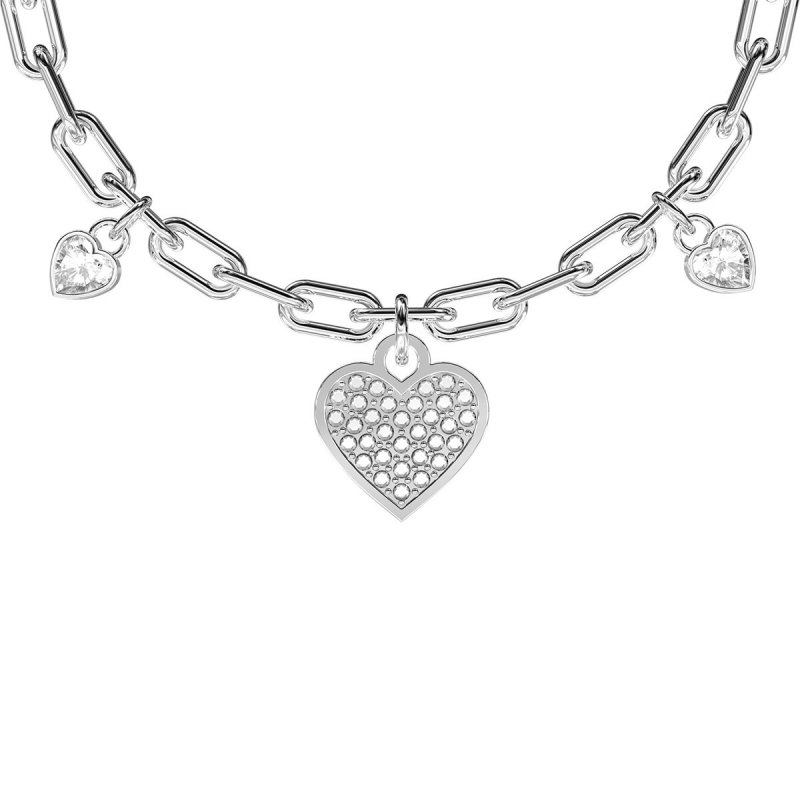 Kidult - Bracciale In Acciaio 316L - Cristalli Zirconi