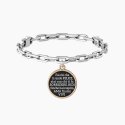 Kidult - Bracciale Figlia Felicità - Acciaio - Comfort Fit