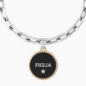 Kidult - Bracciale Figlia Felicità - Acciaio - Comfort Fit