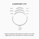 Kidult - Bracciale Figlia Felicità - Acciaio - Comfort Fit