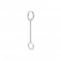 Kidult - Orecchino In Acciaio 316L - Lunghezza 4.5 Cm