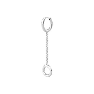 Kidult - Orecchino In Acciaio 316L - Lunghezza 4.5 Cm