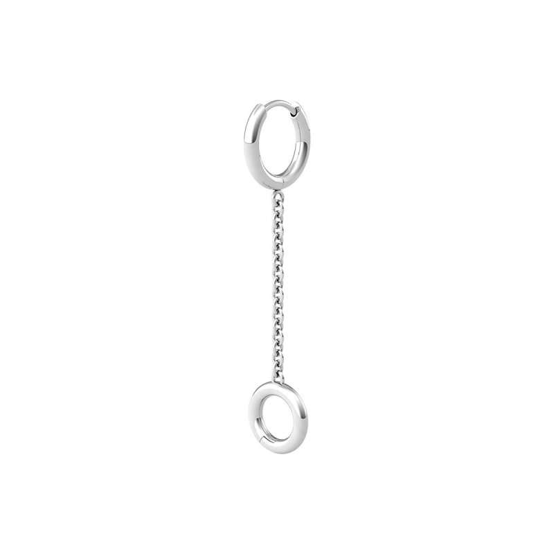 Kidult - Orecchino In Acciaio 316L - Lunghezza 4.5 Cm