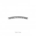Kidult - Bracciale Pietre Multicolor - Acciaio 316L - Pvd Nero