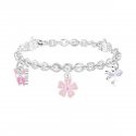 Kidult - Bracciale In Acciaio 316L - Smalto - Cristalli