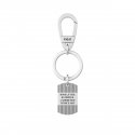 Kidult - Portachiavi In Acciaio 316L - Pvd Black