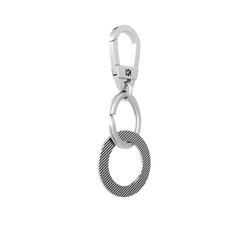 Kidult - Portachiavi In Acciaio 316L - Pvd Black