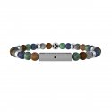 Kidult - Bracciale Pietre Multicolor - Acciaio 316L - Best Dad