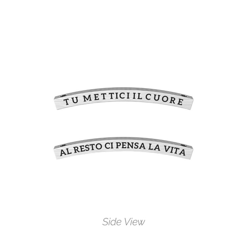 Kidult - Bracciale Pietre Multicolor - Acciaio 316L - Pvd Nero