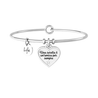 Kidult - Bracciale Bangle - Acciaio 316L - Cristallo