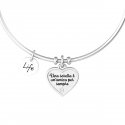 Kidult - Bracciale Bangle - Acciaio 316L - Cristallo