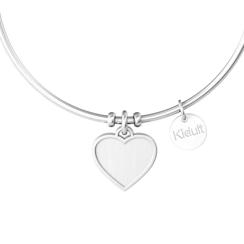 Kidult - Bracciale Bangle - Acciaio 316L - Cristallo
