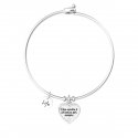 Kidult - Bracciale Bangle - Acciaio 316L - Cristallo