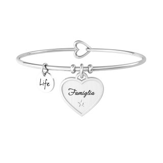 Kidult - Bracciale Bangle - Acciaio 316L - Cristallo