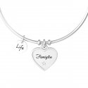 Kidult - Bracciale Bangle - Acciaio 316L - Cristallo