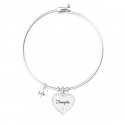 Kidult - Bracciale Bangle - Acciaio 316L - Cristallo