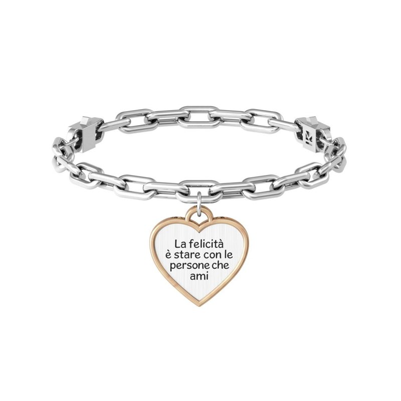 Kidult - Bracciale In Acciaio 316L - Pvd Rosa - Comfort Fit