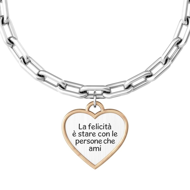 Kidult - Bracciale In Acciaio 316L - Pvd Rosa - Comfort Fit