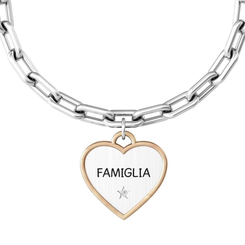 Kidult - Bracciale In Acciaio 316L - Pvd Rosa - Comfort Fit